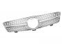 Grille Mercedes CLS C219 2009-2011 - type: diamond silver фото 2