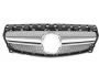 Решетка радиатора Mercedes CLA C117 2017-2019 - тип: amg silver фото 2