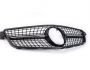 Grille Mercedes C class w204 2007-2014 - type: diamond black фото 2