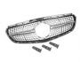 Radiator grille Mercedes E class w212 - type: diamond silver 2013-2016 фото 2