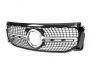 Radiator grille Mercedes GLB X247 2019-...︎ - type: diamond silver фото 0