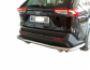 Захист заднього бампера Toyota Rav4 2019-... - тип: одинарний вус повна окантовка фото 0