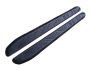 Running boards Nissan Navara 2005-2014 - style: Audi color: black фото 0