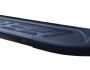 Running boards Nissan Navara 2005-2014 - style: Audi color: black фото 2