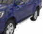 Profile running boards Toyota Hilux 2020-... - Style: Range Rover фото 1