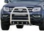 High bull bar VW Amarok 2016-2022 - type: up to the hood фото 0