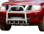 High bull bar Nissan Pathfinder - type: up to the hood фото 0