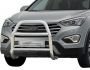 High bull bar Hyundai Santa Fe 2013-2016 - type: without grill, on order фото 0
