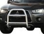 High bull bar Mitsubishi Outlander XL 2010-2012 - type: without grill фото 0