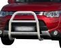 Кенгурятник высокий Mitsubishi Outlander 2013-2015 - тип: без гриля, под заказ фото 0