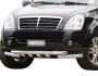 Bumper protection Ssangyong Rexton II - type: model, with plates фото 0