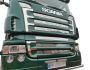 Накладки на решітку і коло решітки Scania 2004-2010 з написом V8 - повний комплект фото 1