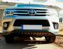 Bumper protection Toyota Hilux 2015-2020 - type: model, with plates d:76mm фото 2