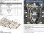 Engine protection Subaru Outback IV 2009-2014 mod. V-2,5i without turbo variator, USA фото 1