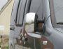 Хромированные накладки на зеркала Fiat Doblo пластик фото 2