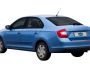Накладка на задний бампер Skoda Rapid 2013-2020 фото 2