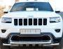 Jeep Grand Cherokee bumper protection - type: model, with plates фото 1