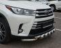 Защита бампера Toyota Highlander 2017-2020 - тип: модельная, с пластинами фото 2
