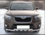 Захист бампера Hyundai Santa Fe 2006-2012 - тип: модельний, з пластинами фото 2