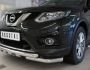 Защита бампера Nissan X-Trail 2014-2017 - тип: модельная, с пластинами фото 3