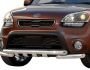 Защита бампера Kia Soul 2009-2014 - тип: модельная, с пластинами фото 0
