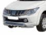 Bumper protection Mitsubishi L200 2015-2018 - type: model, with plates фото 0