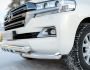 Захист бампера Toyota Land Cruiser 200 2016-2021 - тип: модельний, з пластинами фото 1