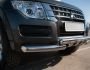 Защита бампера Mitsubishi Pajero Wagon IV - тип: модельная, с пластинами фото 1