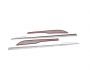 Trims for door moldings for Honda Civic 2016-... stainless steel фото 1