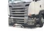 Защита переднего бампера Scania - доп услуга: установка диодов - тип: v2 фото 1
