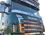 Дефлектор капоту мухобійка балкон Scania 2004-2016 - з будь - яким написом по центру фото 8