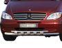 Bumper protection Mercedes Vito II, Viano I - type: model with plates фото 0