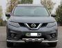 Защита бампера Nissan X-Trail 2014-2017 - тип: модельная, с пластинами фото 1