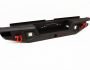 Rear power bumper for Toyota Hilux 2015-... - type: v2 photo 1