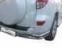 Toyota Rav4 rear bumper protection - type: double corners фото 1