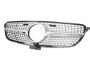 Grille Mercedes GLE coupe C292 2014-2018 - type: diamond silver фото 0