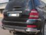 Защита заднего бампера Mercedes GL class x164 - тип: двойные углы фото 1