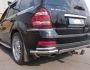 Rear bumper protection Mercedes GL class - type: double corners фото 2