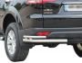 Защита заднего бампера Mitsubishi Pajero Sport - тип: двойные углы фото 0