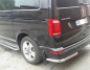 Volkswagen T6 rear bumper protection - type: single corners фото 1