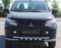 Защита бампера Mitsubishi L200 2015-2018 - тип: модельная, с пластинами фото 1