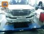 Bumper protection Toyota Land Cruiser 200 2016-2021 - type: model with plates, except Executive фото 1