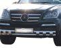 Bumper protection Mercedes GL - type: model with plates фото 0