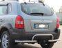 Hyundai Tucson rear bumper protection - type: corners with towbar stroke фото 2