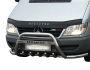 Front bumper protection Mercedes Sprinter 2000-2006 - type: with additional pipes фото 0