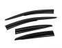 Window deflectors Ford Focus I 1998-2005 - type: 4 pcs, sunplex sport фото 1