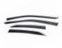 Wind deflectors Toyota Camry v70 2018-... - type: with chrome molding фото 0