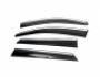 Window deflectors Hyundai Tucson TL 2015-2021 - type: with chrome 4 pcs фото 0