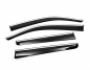 Window deflectors Toyota Hilux 2015-... - type: with chrome 4 pcs фото 1