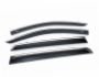 Renault Lodgy window deflectors - type: with chrome molding фото 1